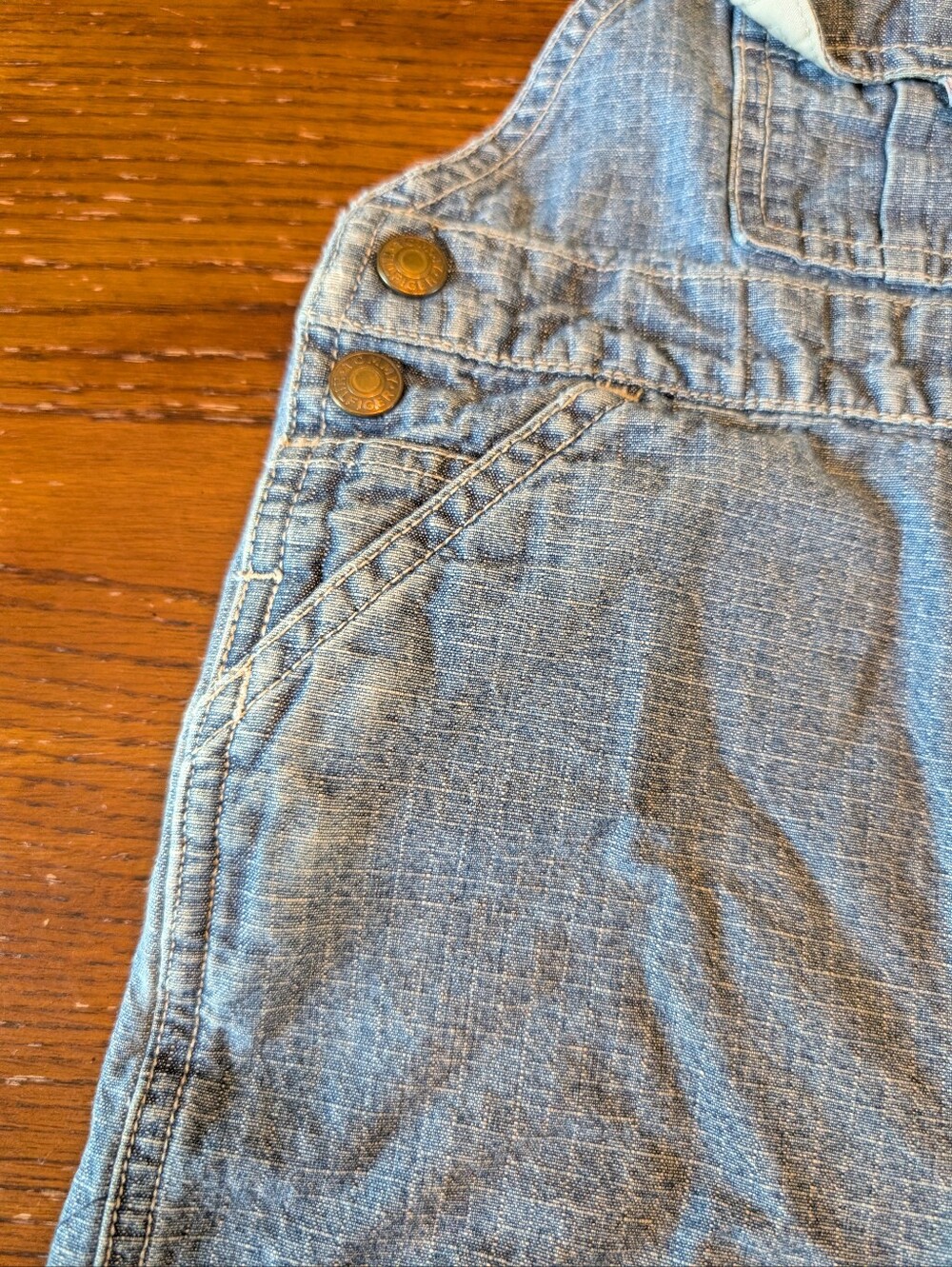 Vintage Tommy Hilfiger Denim Overalls Toddler Size 18-24 Months - Picture 4 of 8